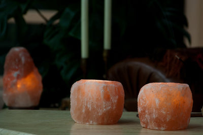 Himalaya Zoutsteen Theelicht (set van 2 stuks) - TrendUp-SaltLamps